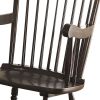 Black Spindle Back Rocking Chair