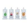 Led Christmas Candles, 4 Pcs Glitter Christmas Flameless Candles