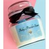 BB Essentialz & Candle Co. Baby Powder Candle Scent(25oz) Glass Jar